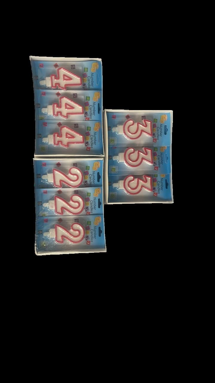 Candle Birthday Numbers