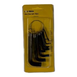 Loc-tech 10pc Hex Key Set & Keyring 1