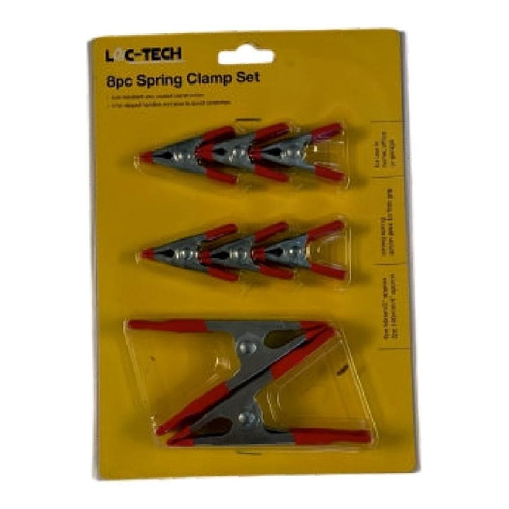 Loc-tech 8pc Spring Clamp Set