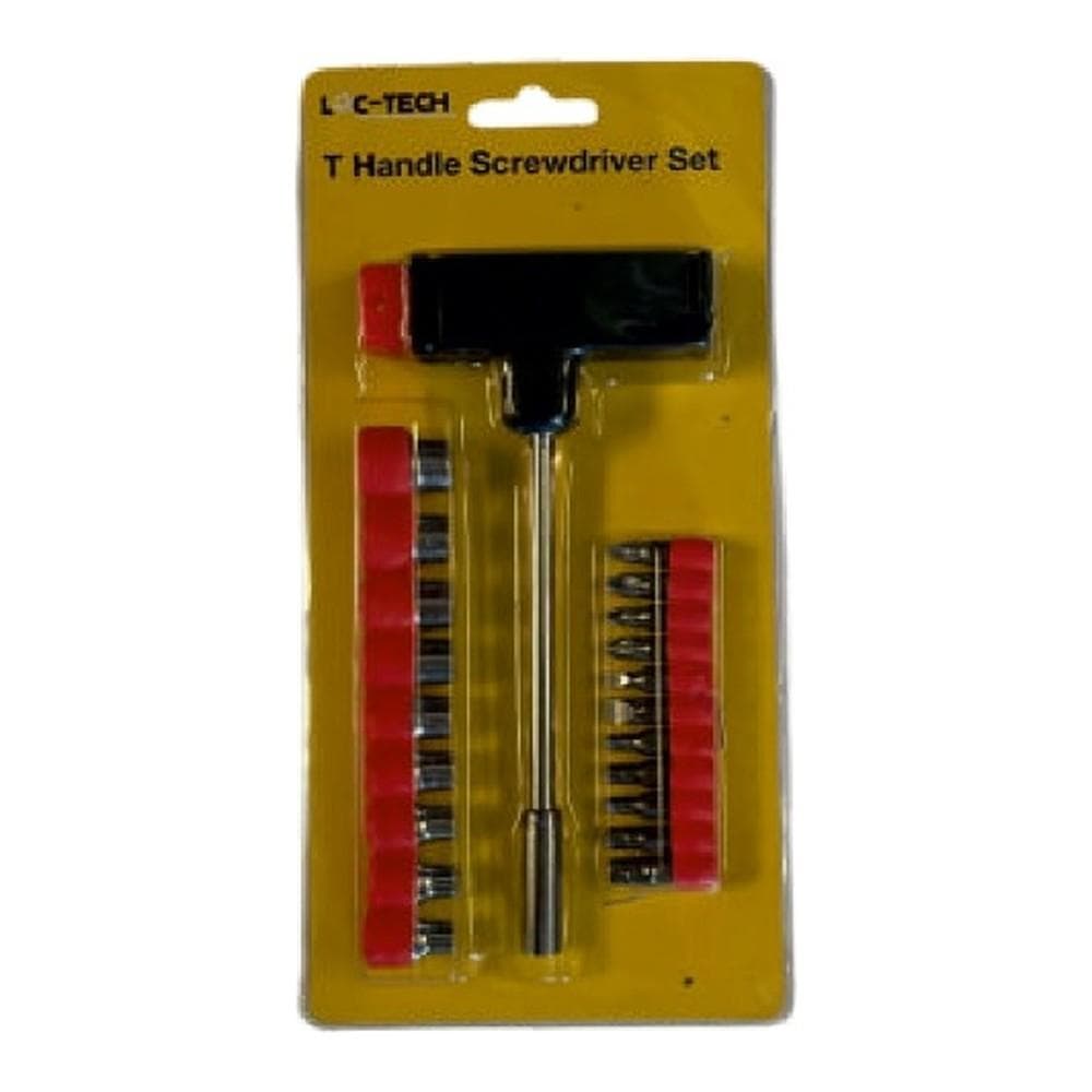 Loc-tech T Handle Screwdriver & Socket Set