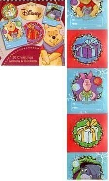 Disney 50 Christmas Labels and Stickers