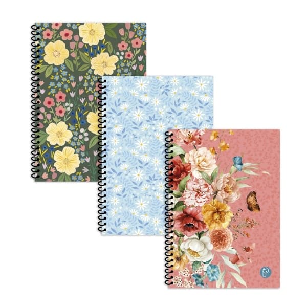 Martello Floral A5 Spiral Notebook