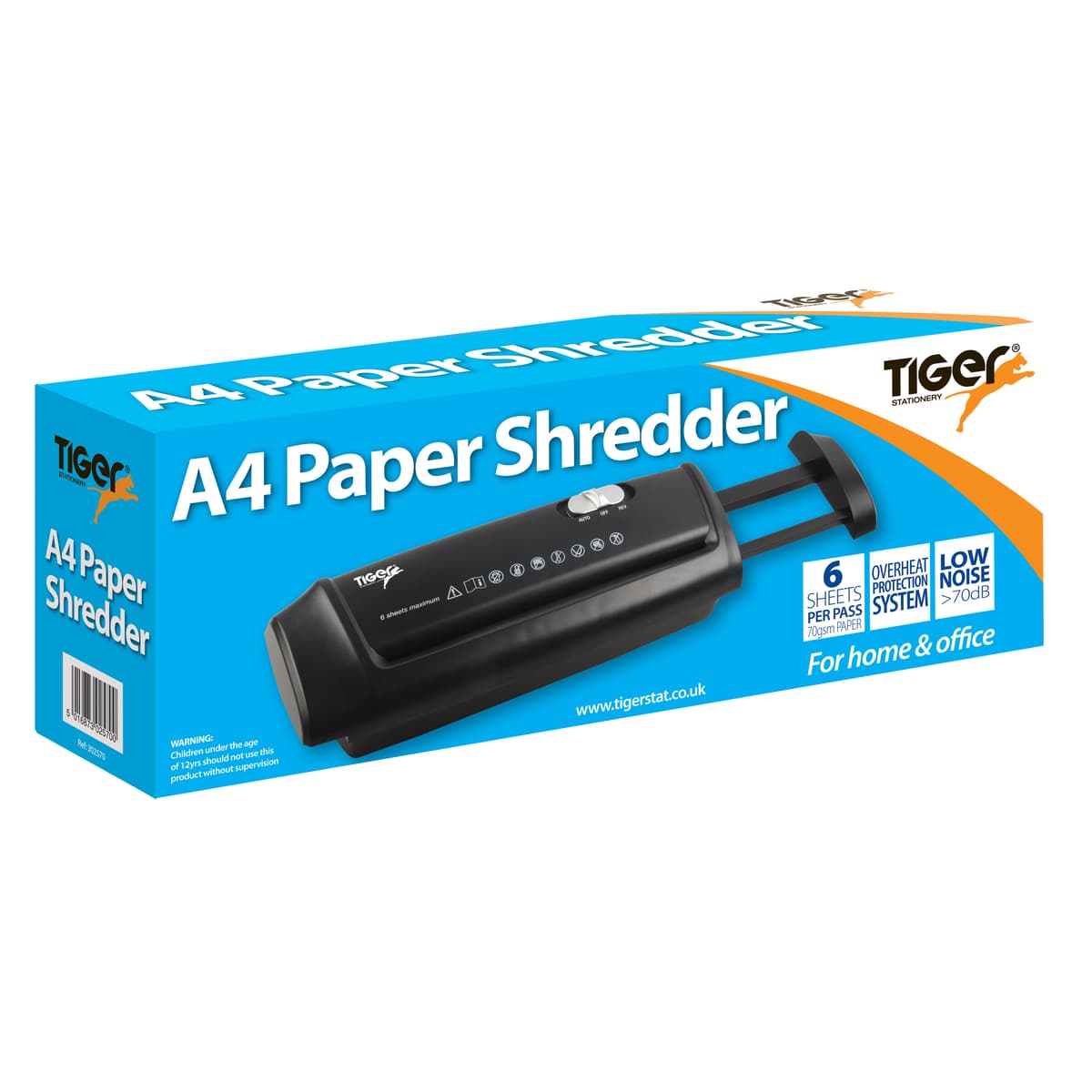 Tiger Shredder Head Strip Cut 6 sheets