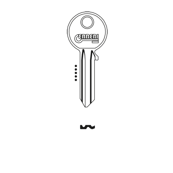 Errebi Cylinder Key BlankOrion CSA5L
Silca CS207 JMA CI-IL HD NR9CS5 pin to suit Cisa