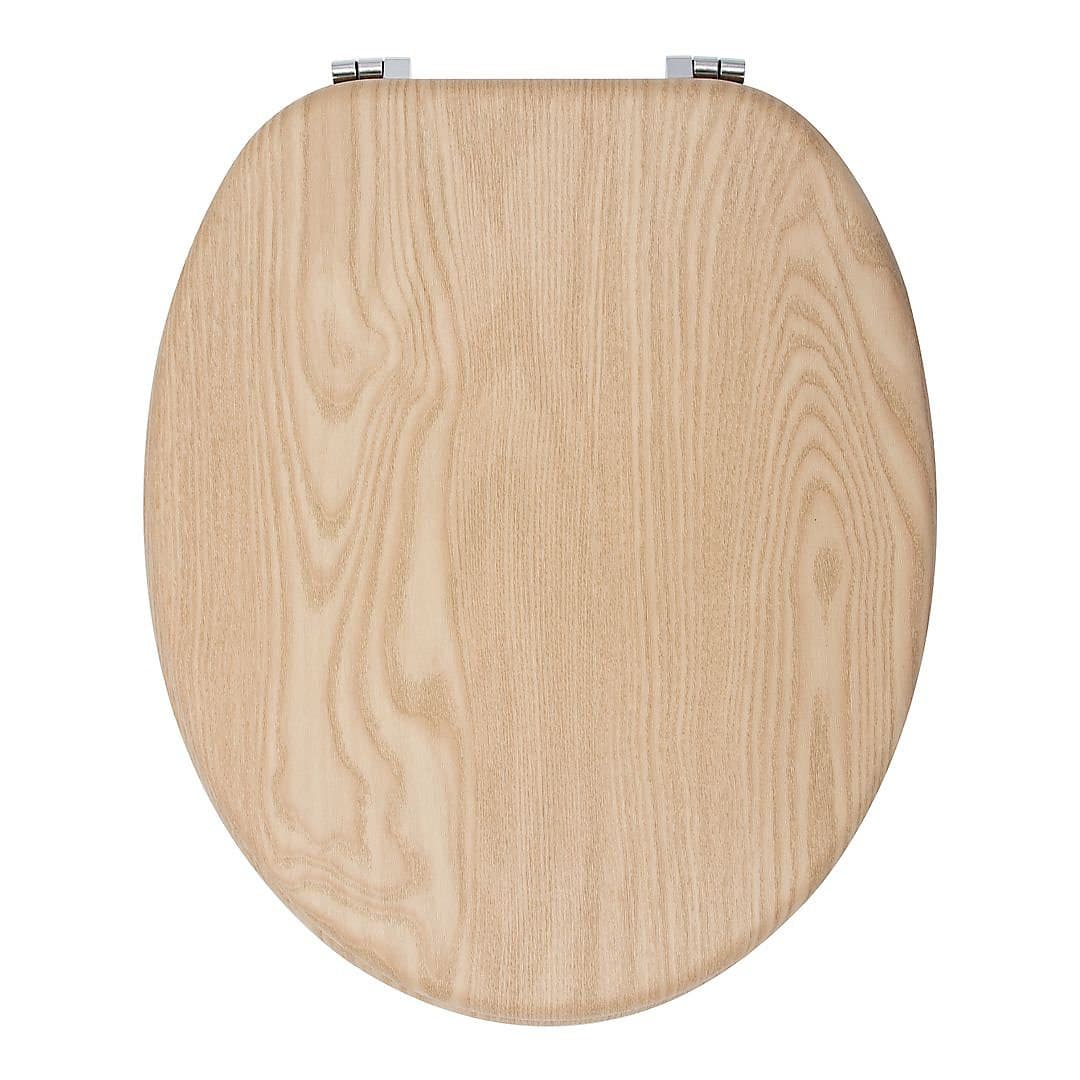 BENROSS Light Oak Effect Toilet Seat