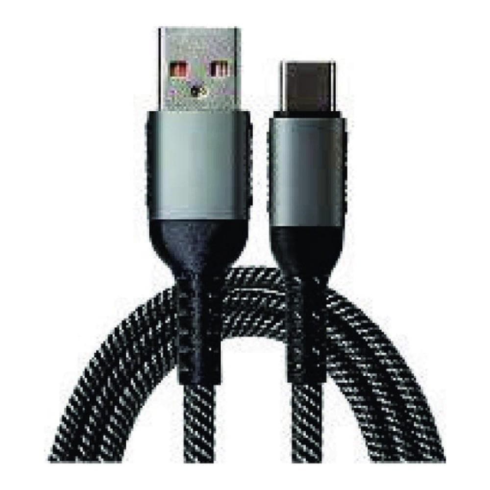 Lumi Charging Cable USB A to C USB2.0, 5V3.1A 15W, Braided, 1Mtr
