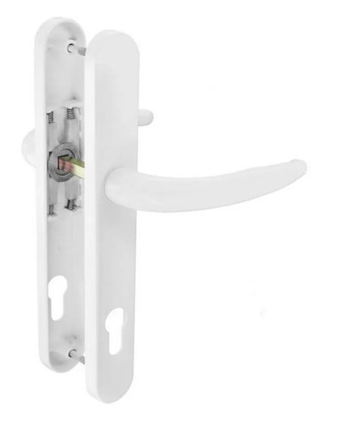 Securit PVC door handle White 92pz 211mm