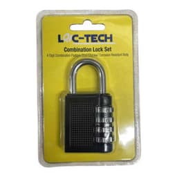 Loc-tech Combination Lock Set 4 Digit  Black 1