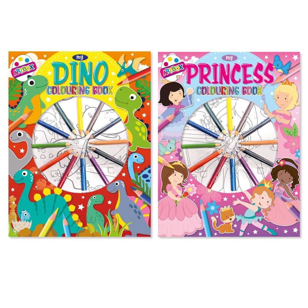 Tallon Colouring Book & Pencils