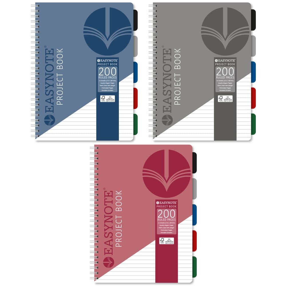 Tallon Project Book- A4 Twin Wiro PP Cover-200 Page. Cl