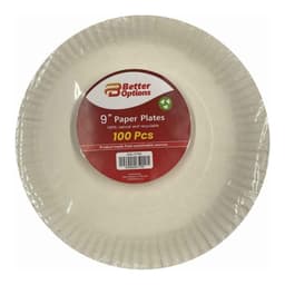 Better Options 9" Paper Plates 100pk 1