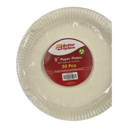 Better Options 9" Paper Plates 30pk 1
