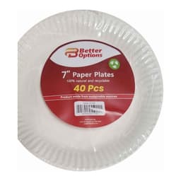 Better Options 7" Paper Plates 40pk 1