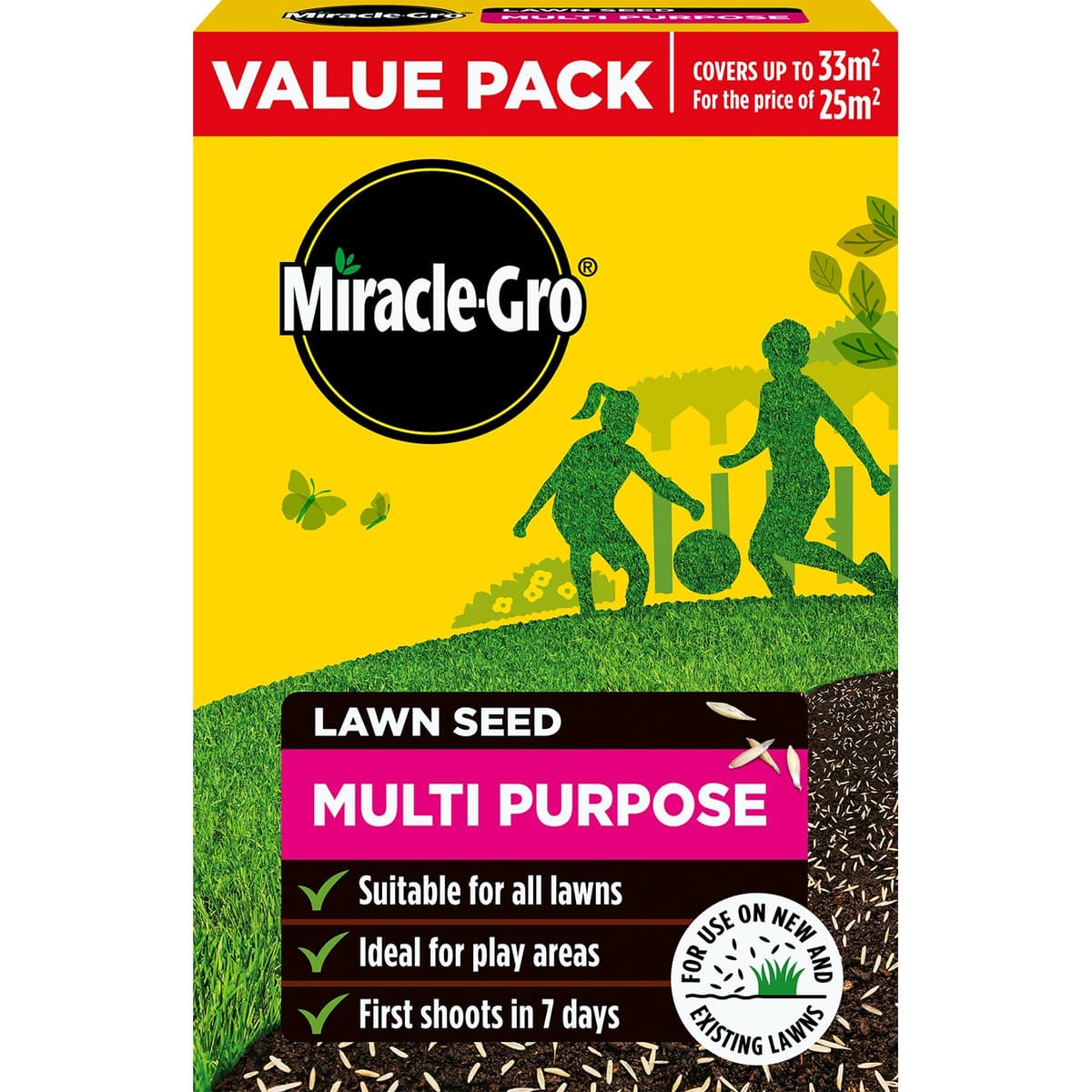 Evergreen Miracle-Gro Multi Purpose Lawn Seed 1kg