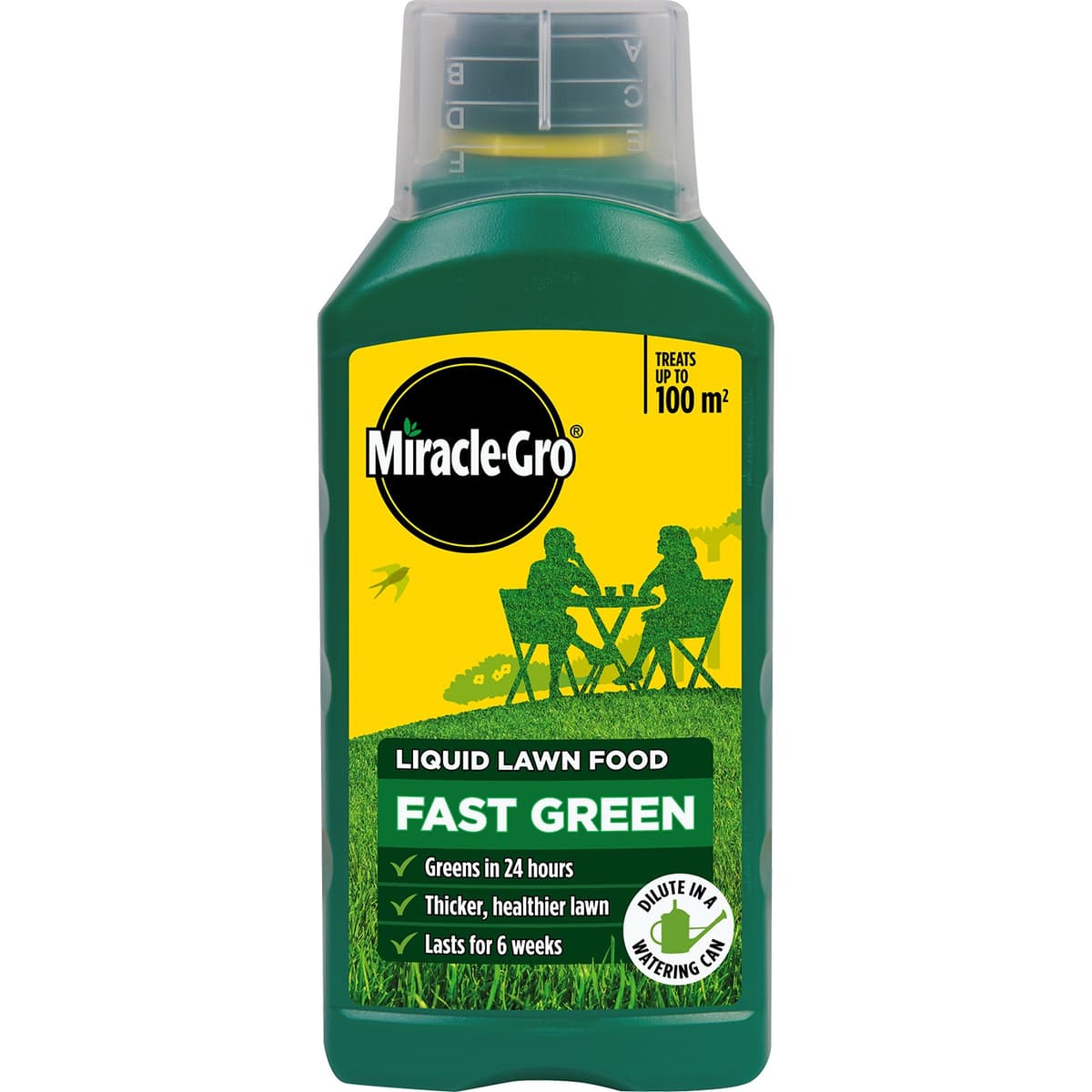 Evergreen Miracle Gro Fast Green Liquid Con 1 ltr