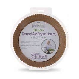 Ryso  30PK Round Air Fryer Liners 20x4.5cm