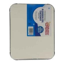 Aluminium Foil Containers with Lid ( 10 pcs) 320x260x62mm ( Apx)  3200ml 1