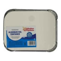 Aluminium Foil Containers ( 10pcs with lids ) 127x100x41mm(apx.) 1