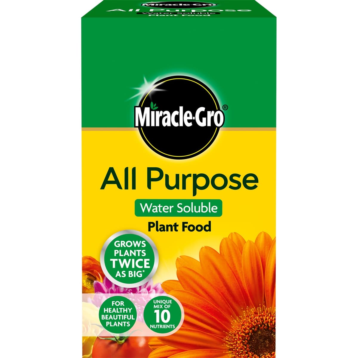 Evergreen Miracle Gro All Purpose Soluble Feed 1kg + 20% Free