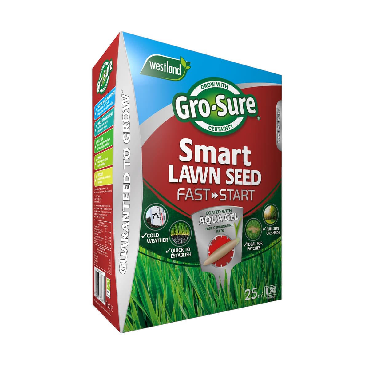Gro-Sure Smart Lawn Seed Fast Start 25m2 Box