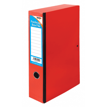 Tiger  Foolscap Box File Red