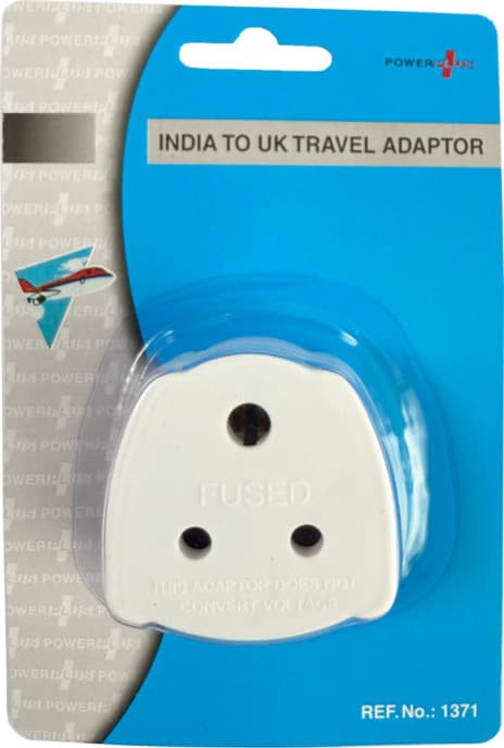 Powerplus india to uk adaptor
