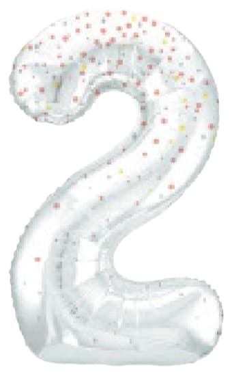 Unique 34" GLITZ 2 Rose Gold Printed Prism Foil Balloon