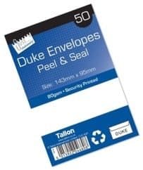 Tallon Envelopes 50 x Duke White, Peal & Seal, 80gsm