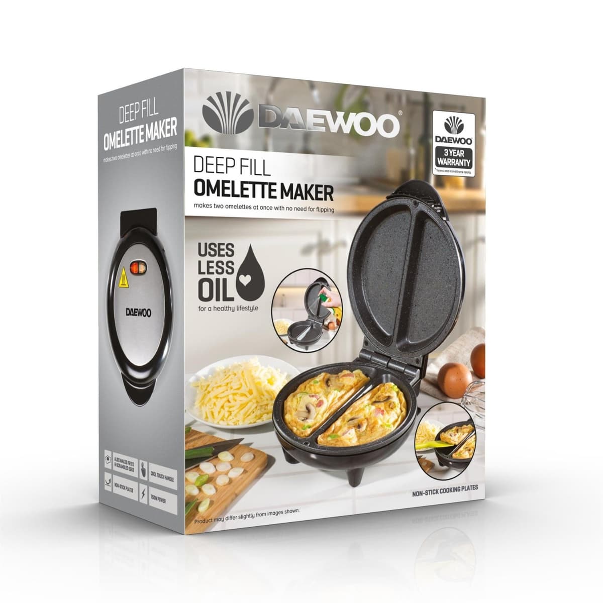 Daewoo Deep Fill Omelette Maker