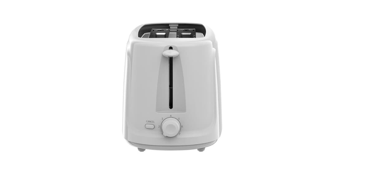 Daewoo 4 Slice Plastic Long Slot Toaster