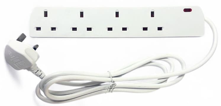 Powerplus 4Way 3 metre 13amp Extension Lead