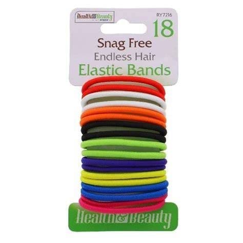 Rysons 18pk Snag Free Endless Hair Elastic Bands