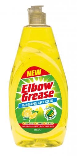 151 ELBOW Grease Lemon Washing Up Liquid 600ml