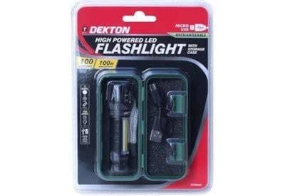 Dekton Rechargeable Led Flashlight Mini