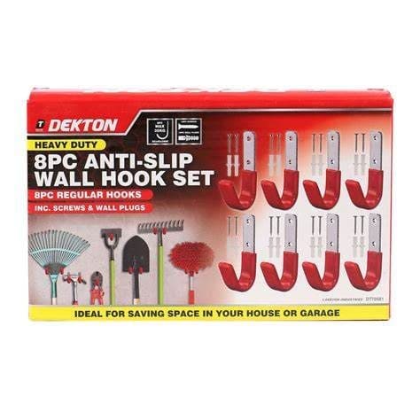 Dekton 8Pc 8.5Cm X 4Cm Wall Hooks Max