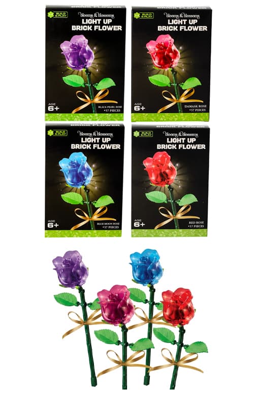 Make Your Own Light Up Brick Flower