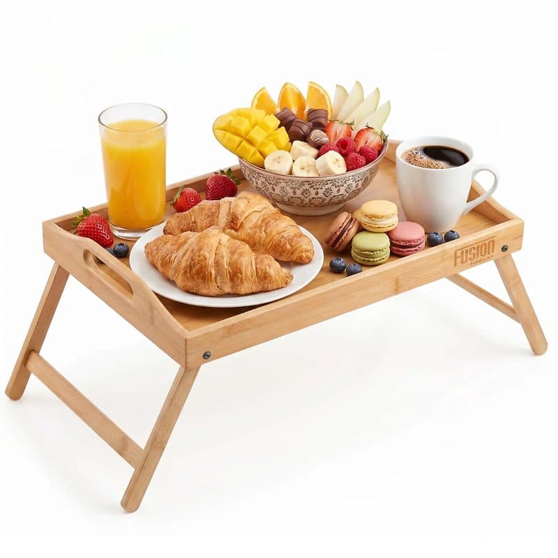 DGI Bamboo Breakfast Tray Natural (12) + MB