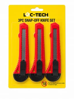 Loc-Tech 3Pc Snap-Off Knife Set 2