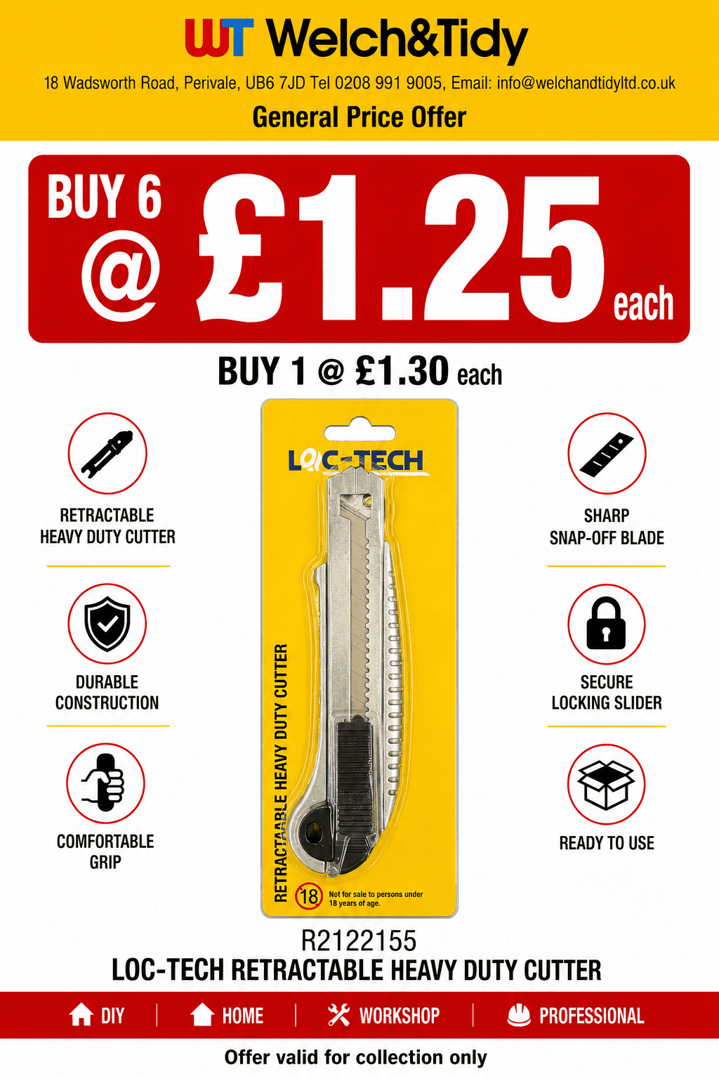 Loc-Tech Retractable Heavy Duty Cutter