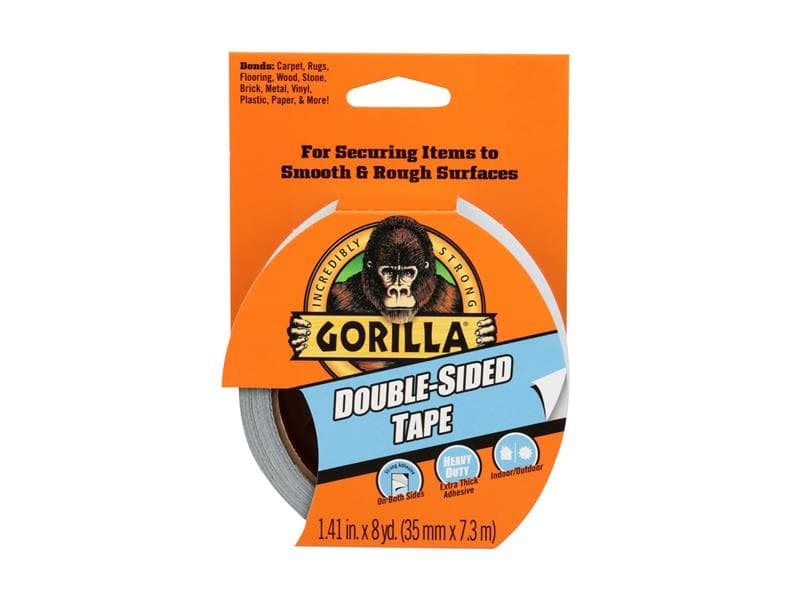 Gorilla Specialty Tape Double Sided Silver 7 m