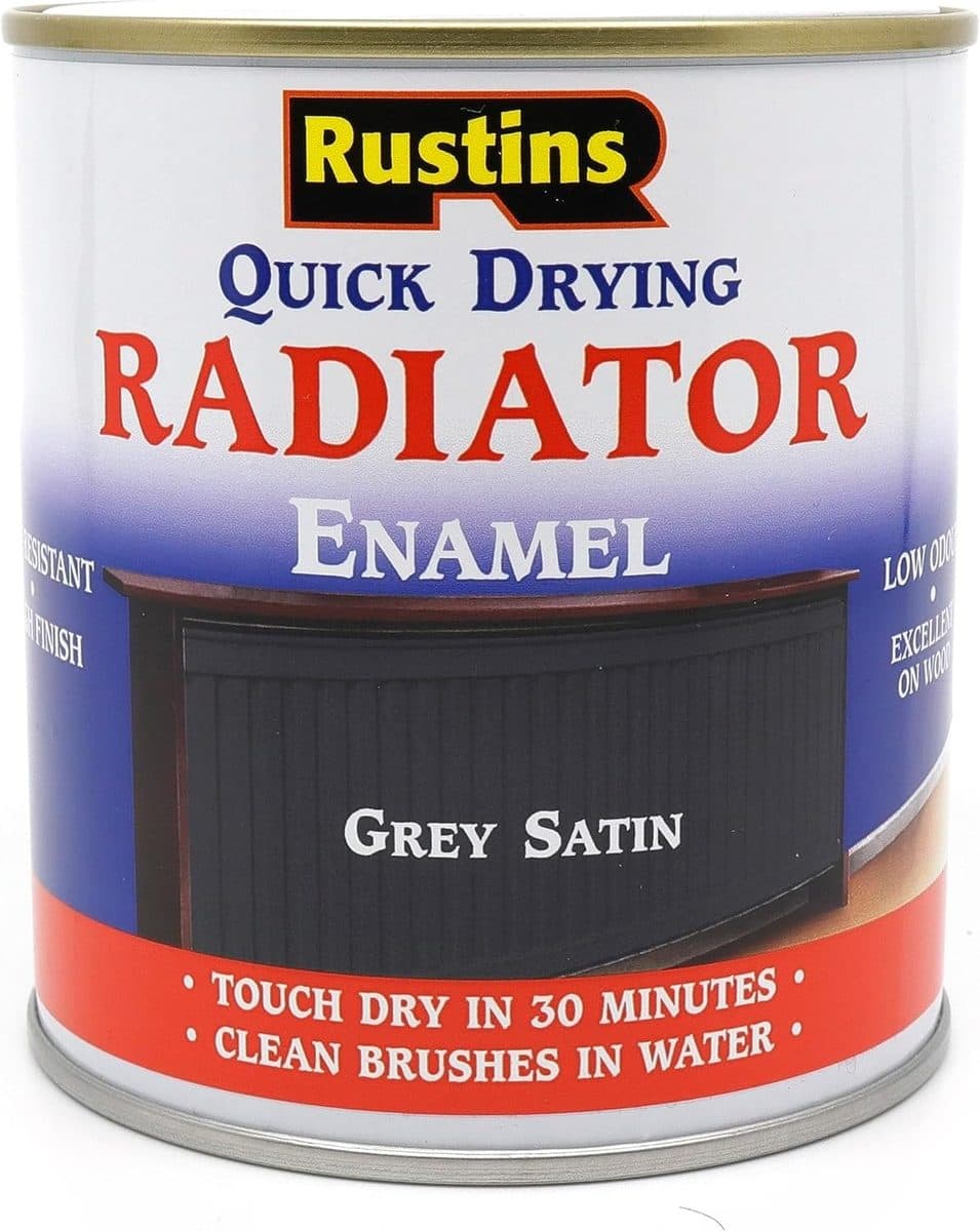Rustin Enamel Satin Grey 250ml