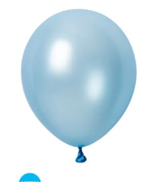 Unique Party 50 - 12" Light Blue Premium PRL Balloon
