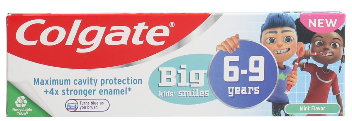 COLGATE TOOTHPASTE 50ml - 6-9 YEAR Mint