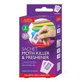 Acana Sachet Moth Killer & Freshener 16pk 