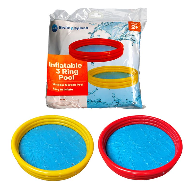 Inflatable 3 Ring Pool 152 x 28cm