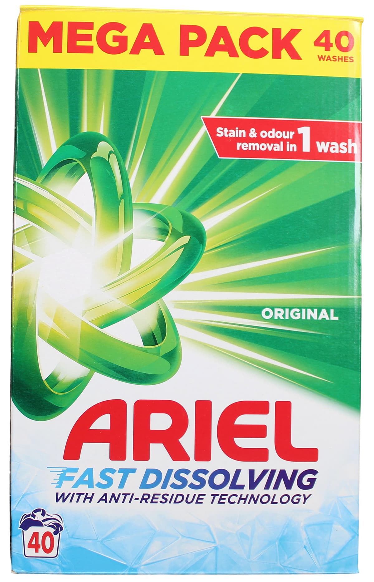 ARIEL 2.2KG WASH POWDER ORIG 40W