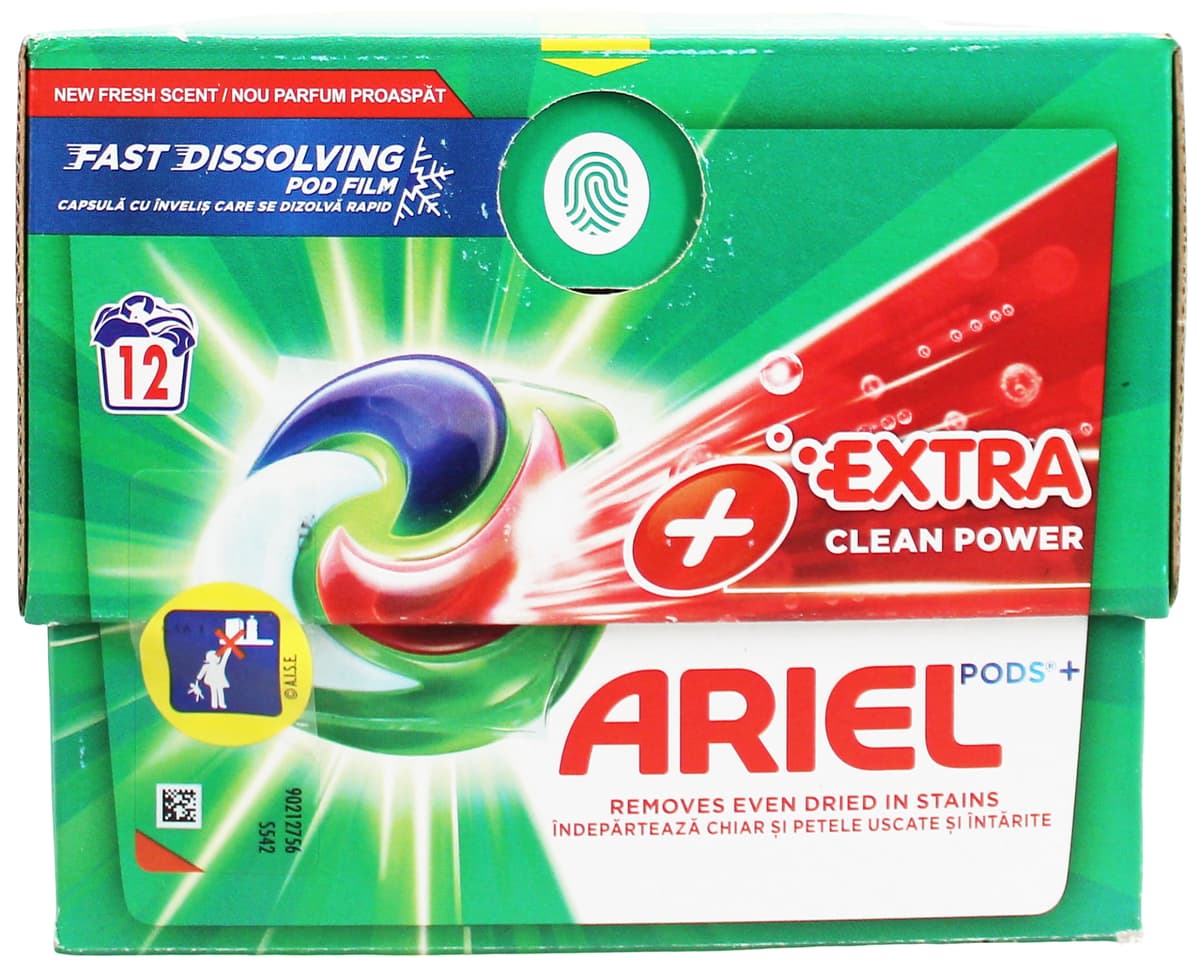 ARIEL ALL IN 1 PODS CLEAN 12'S