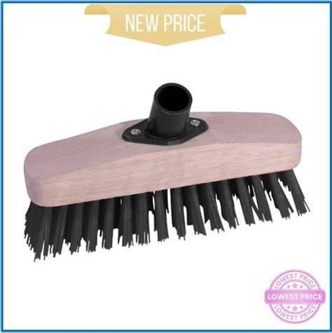 9" STIFF BLACK PVC DECK SCRUB HEAD   (P/S 23mm)