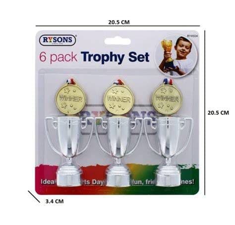 6PK TROPHY & MEDAL SET