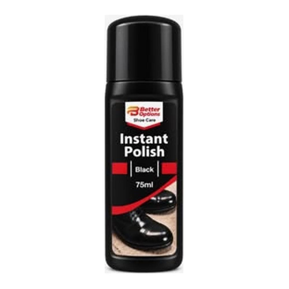 Instant Shoe Polish Black 75Ml